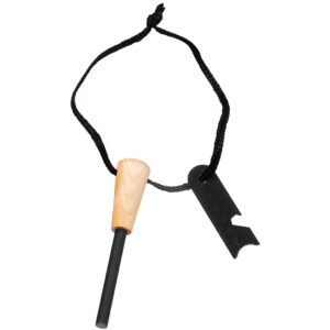 Feuerstarter, Zündstein, "Essential" mit Holzgriff