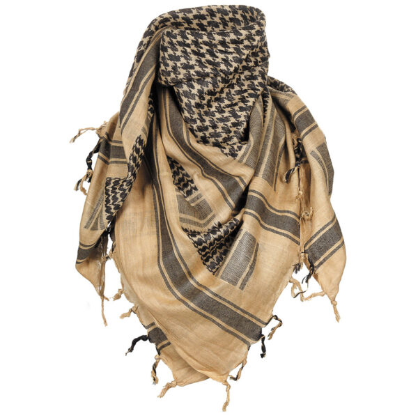 Halstuch, "Shemagh", sand-schwarz