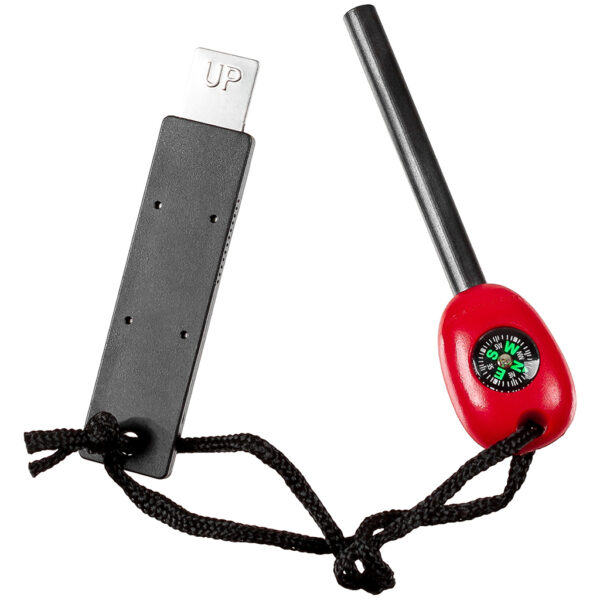 Feuerstarter, Zündstein mit Kompass