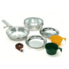 Koch-Set aus Aluminium (2 Personen / 7-tlg.) neu