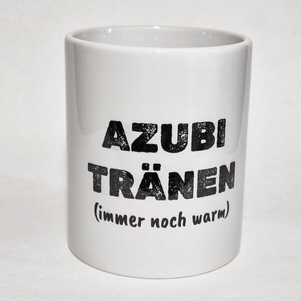 Tasse "Azubi Tränen" - weiß